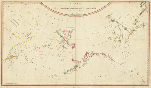 78-Alaska, Pacific, Russia in Asia and Western Canada Map By William Faden / Henry Roberts