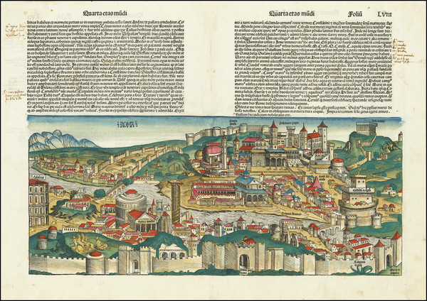 90-Rome Map By Hartmann Schedel