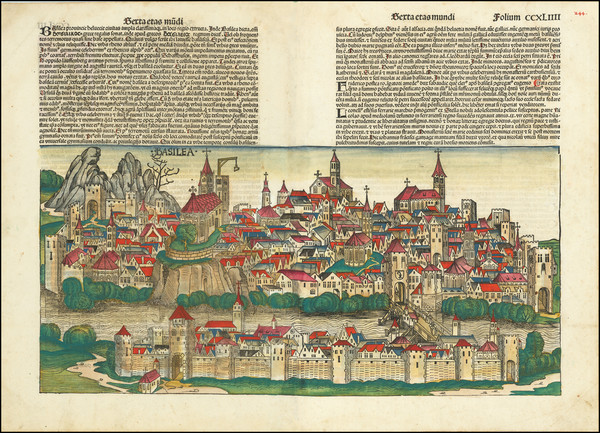 68-Switzerland Map By Hartmann Schedel