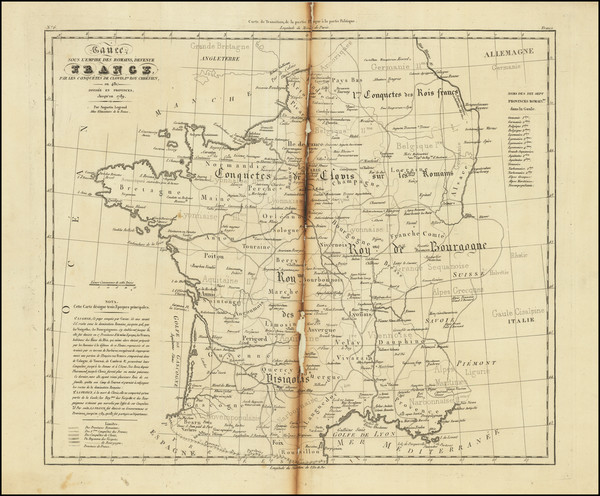 8-France Map By Augustin Legrand