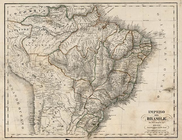 14-South America Map By Stabilimento Civelli Giuse.