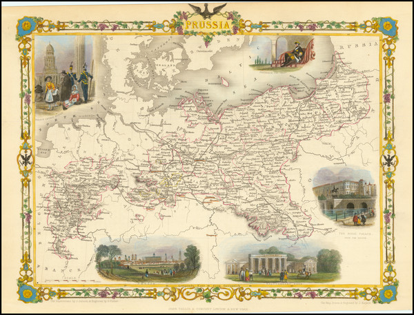 98-Baltic Countries and Germany Map By John Tallis