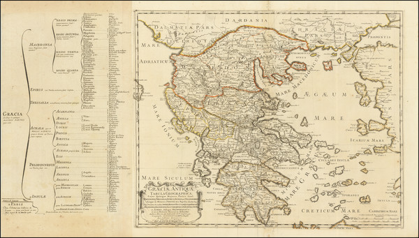 95-Greece Map By Nicolas Sanson