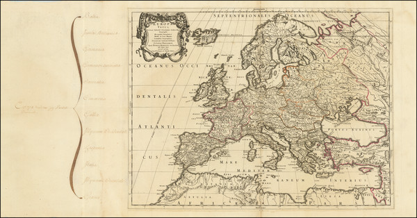 77-Europe Map By Guillaume Sanson