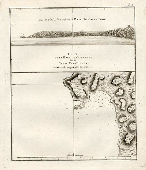 33-Australia & Oceania, Australia and Oceania Map By James Cook