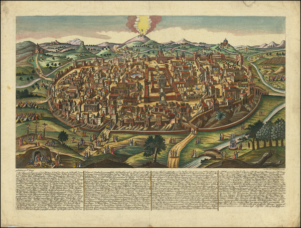 44-Jerusalem Map By Georg Borowsky