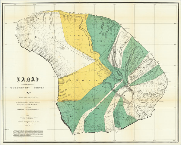 51-Hawaii and Hawaii Map By William D. Alexander