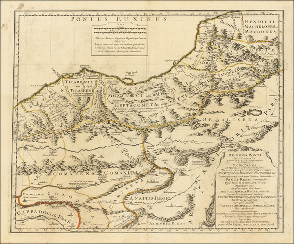 25-Turkey & Asia Minor Map By Pierre Moullart-Sanson