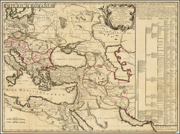 89-Central & Eastern Europe, Central Asia & Caucasus and Turkey & Asia Minor Map By Ni