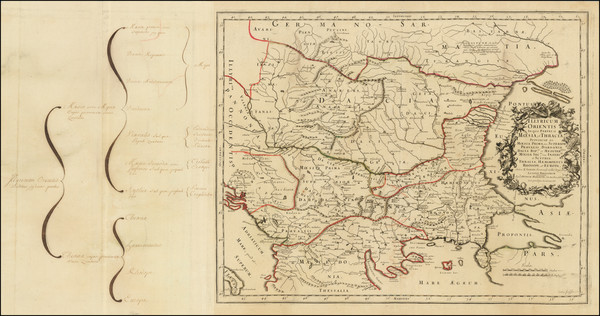 38-Romania, Serbia & Montenegro, Albania, Kosovo, Macedonia, Bulgaria, Turkey and Greece Map B