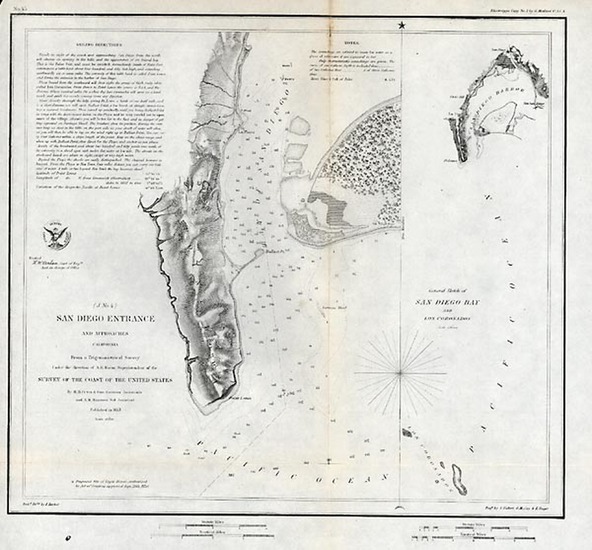 45-California Map By U.S. Coast Survey