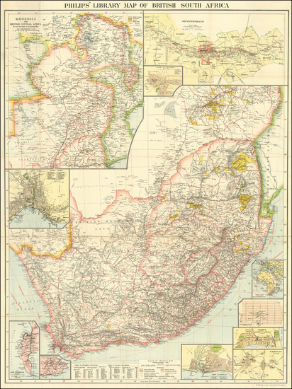 64-South Africa Map By George Philip