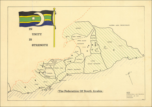 18-Arabian Peninsula Map By Anonymous