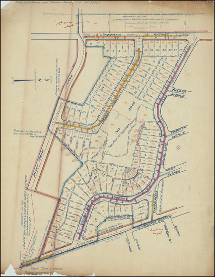 56-Los Angeles Map By Anonymous