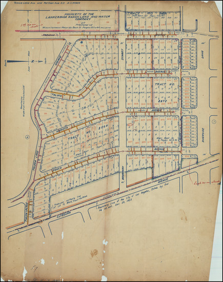 84-Los Angeles Map By Anonymous