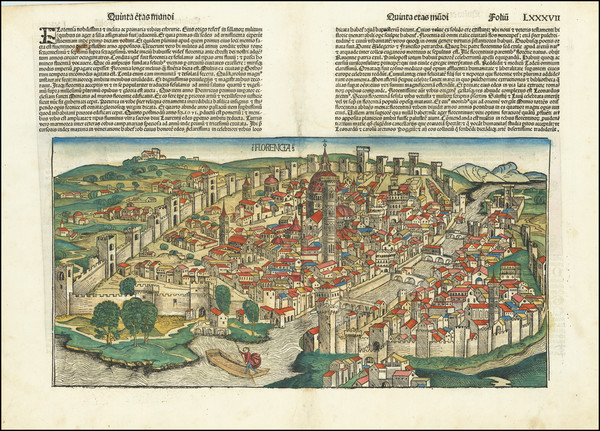 62-Other Italian Cities Map By Hartmann Schedel