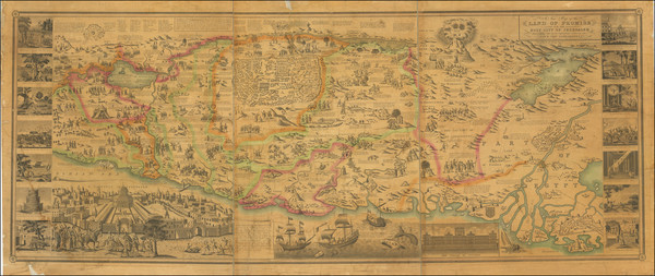 19-Holy Land and Egypt Map By D. Haines