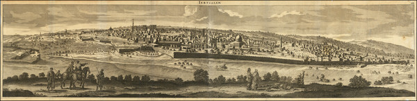 28-Jerusalem Map By Cornelis De Bruyn
