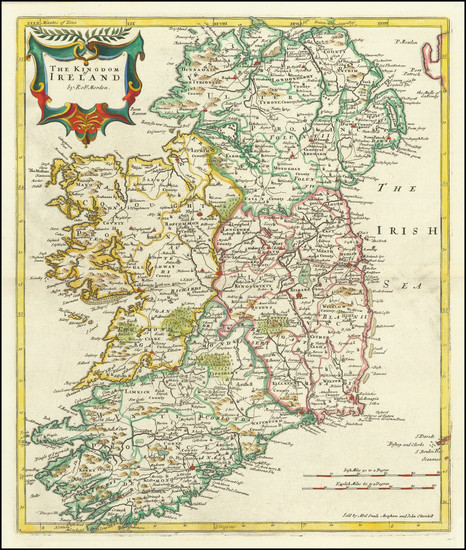 47-Ireland Map By Robert Morden