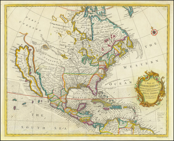 76-North America and California as an Island Map By Richard William Seale