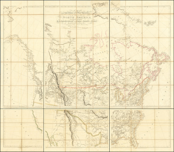 32-Polar Maps, United States and North America Map By Aaron Arrowsmith