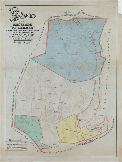 54-Mexico Map By Anonymous