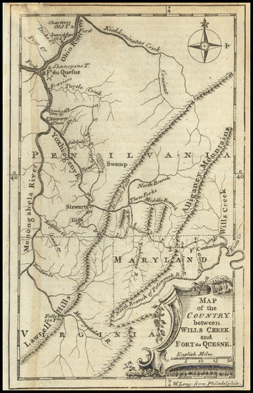 4-Mid-Atlantic, Pennsylvania, West Virginia, Virginia and Midwest Map By Gentleman's and London M