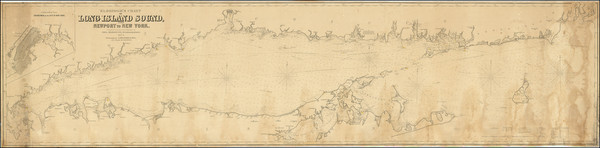 63-Connecticut, Rhode Island, New York City and New York State Map By George Eldridge