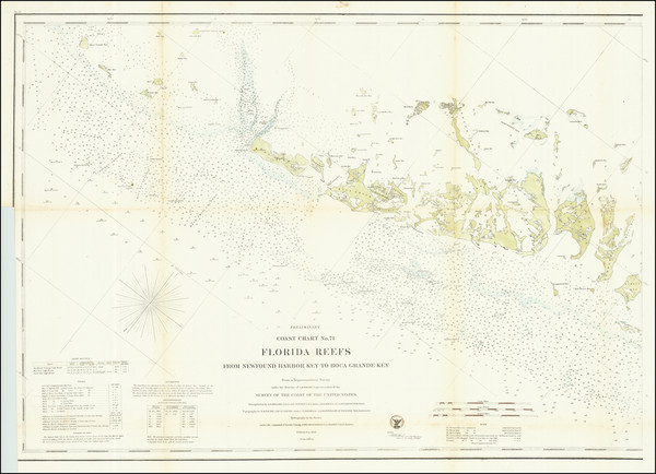 92-Florida Map By United States Coast Survey