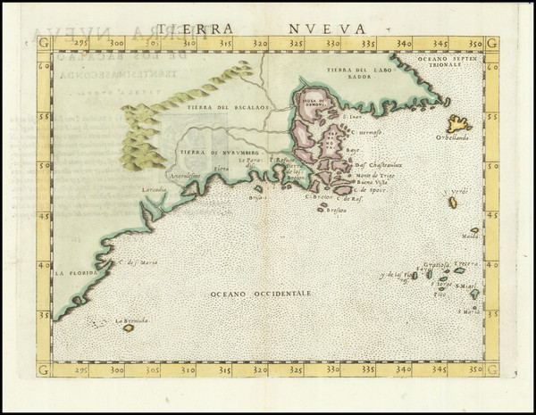 55-New England, New York State, Mid-Atlantic, Southeast and Eastern Canada Map By Girolamo Ruscell