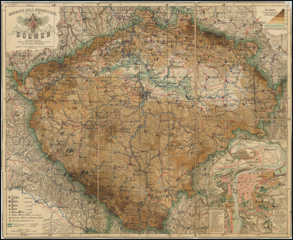 12-Czech Republic & Slovakia Map By Karl Schober