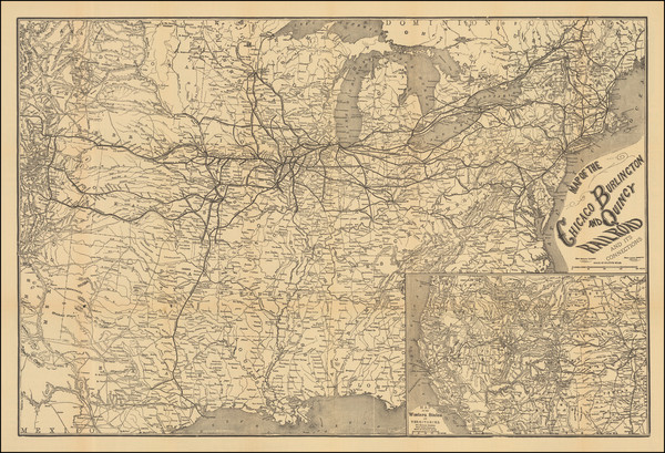 100-United States, Midwest, Plains and Rocky Mountains Map By Emil Heubach