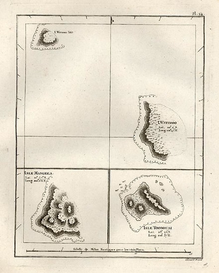 59-Australia & Oceania, Oceania and Other Pacific Islands Map By James Cook