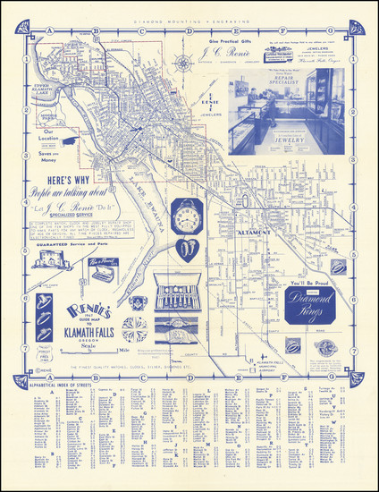 18-Oregon Map By Jack J. Renie