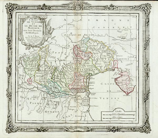 84-Europe and Italy Map By Louis Brion de la Tour