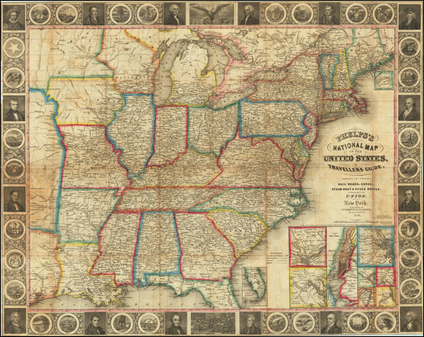 89-United States Map By Humphrey Phelps