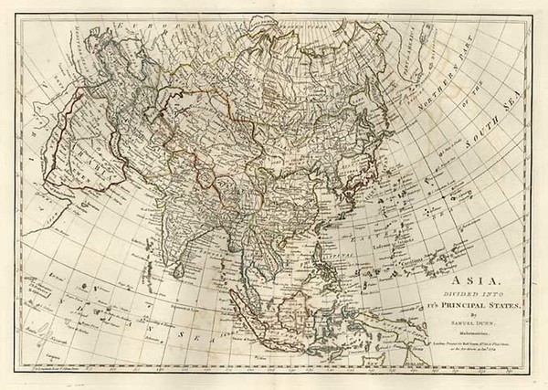 97-Asia and Asia Map By Samuel Dunn