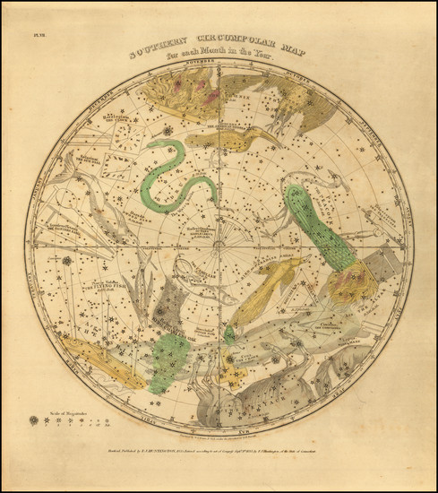 8-Celestial Maps Map By Elijah J. Burritt