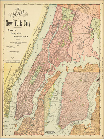 0-New York City Map By Rand McNally & Company