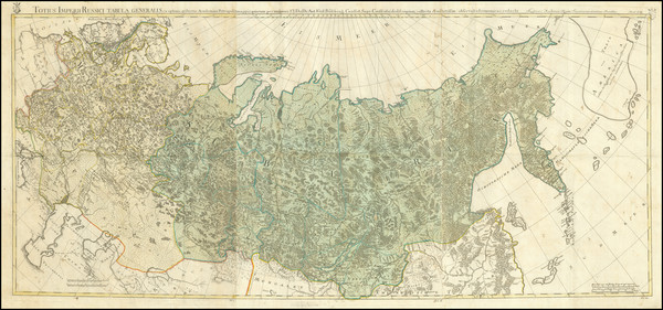 76-Alaska, Russia and Russia in Asia Map By A.F. Busching