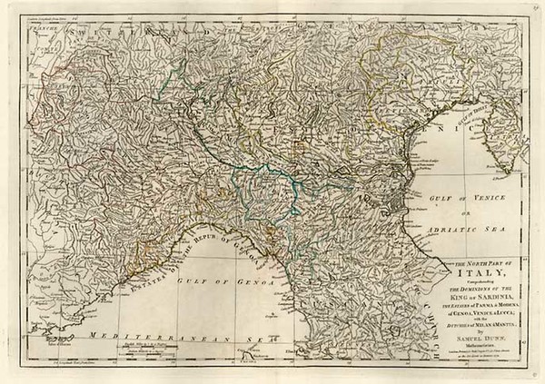 34-Europe and Italy Map By Samuel Dunn