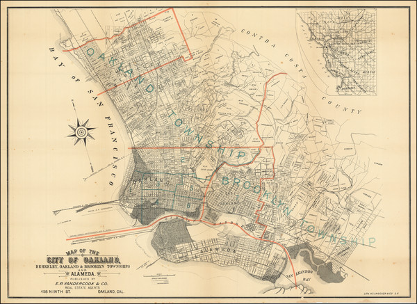 85-Other California Cities Map By H.S. Crocker Co.