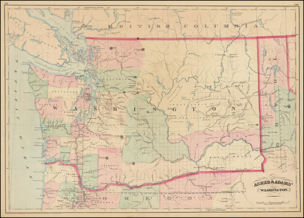 16-Washington Map By Asher  &  Adams