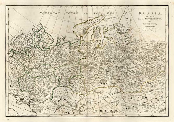 44-Europe, Poland, Russia, Asia, Central Asia & Caucasus and Russia in Asia Map By Samuel Dunn