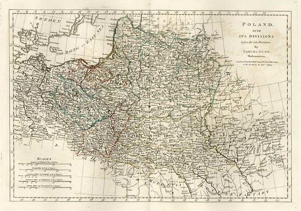 32-Europe, Poland, Russia and Baltic Countries Map By Samuel Dunn