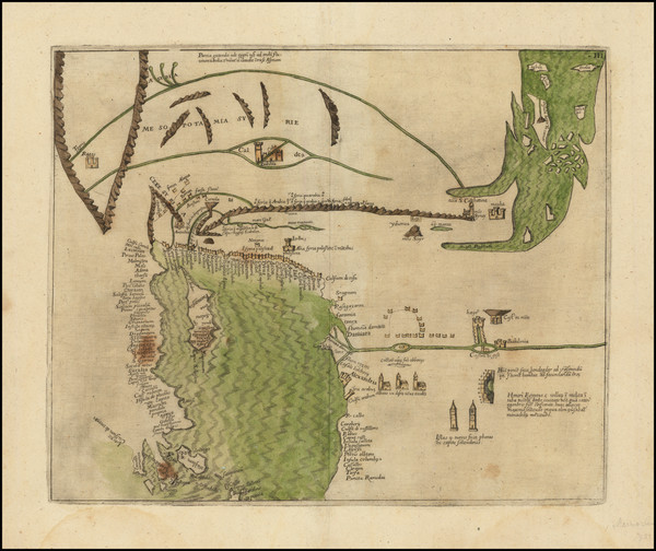 11-Mediterranean, Cyprus, Holy Land, Arabian Peninsula, Turkey & Asia Minor and Egypt Map By P