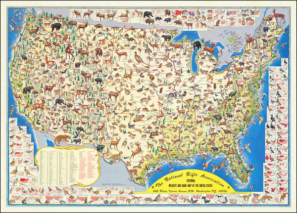 28-United States and Pictorial Maps Map By Shorewood Reproductions Inc.