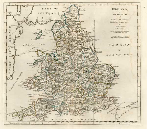 38-Europe and British Isles Map By Samuel Dunn