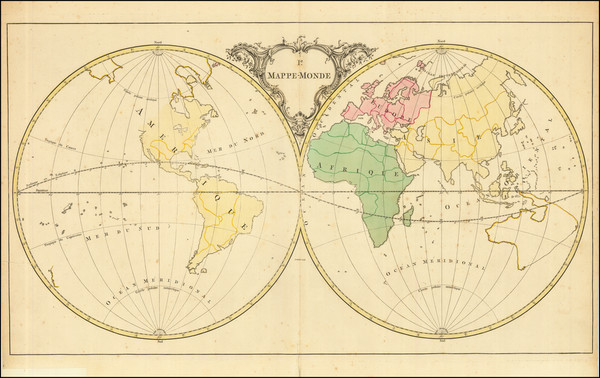 7-World Map By Jean Palairet / Thomas Kitchin