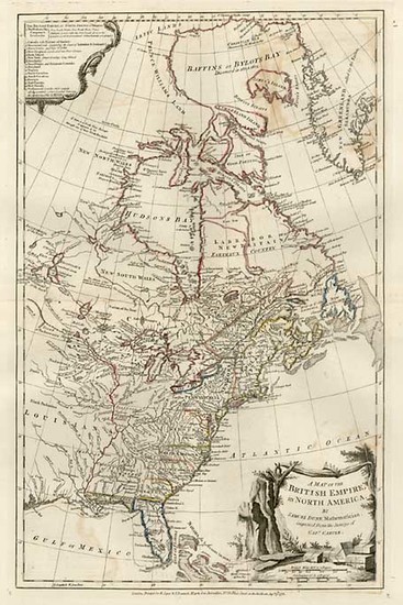 48-United States, North America and Canada Map By Samuel Dunn